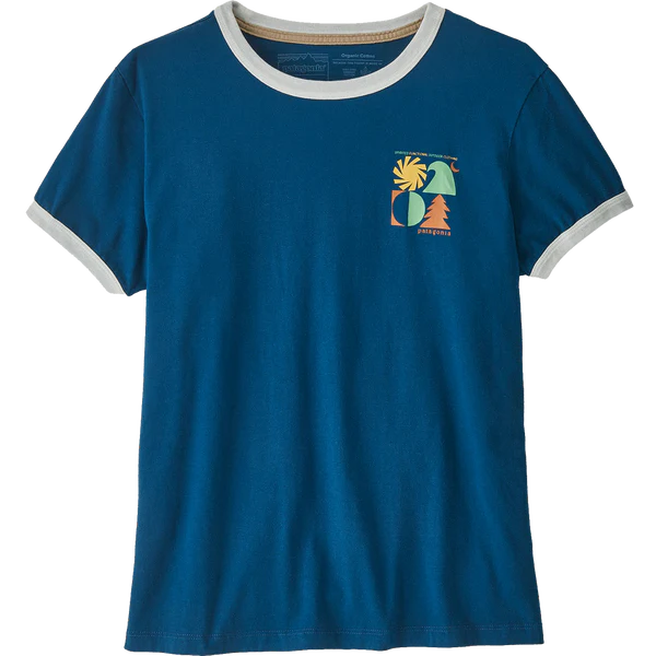 Women's Spirited Seasons Organic Ringer Tee