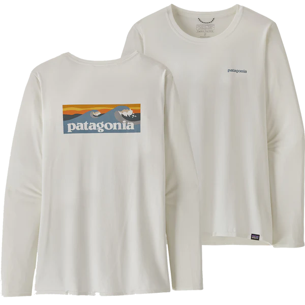 Women's Long Sleeved Capilene Cool Daily Graphic Shirt - Waters