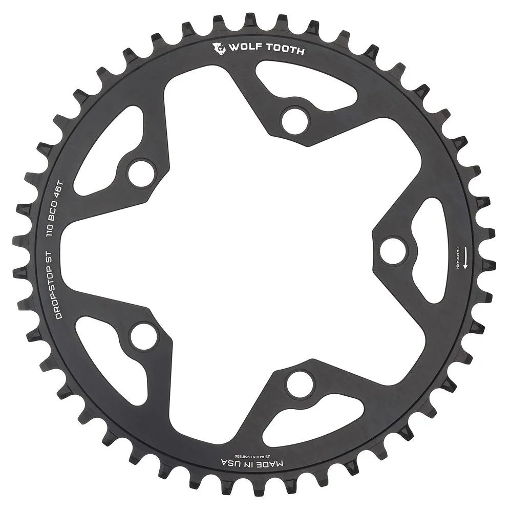 Wolf Tooth Components Drop-STop ST 110 BCD Gravel/CX/Road Chainring -