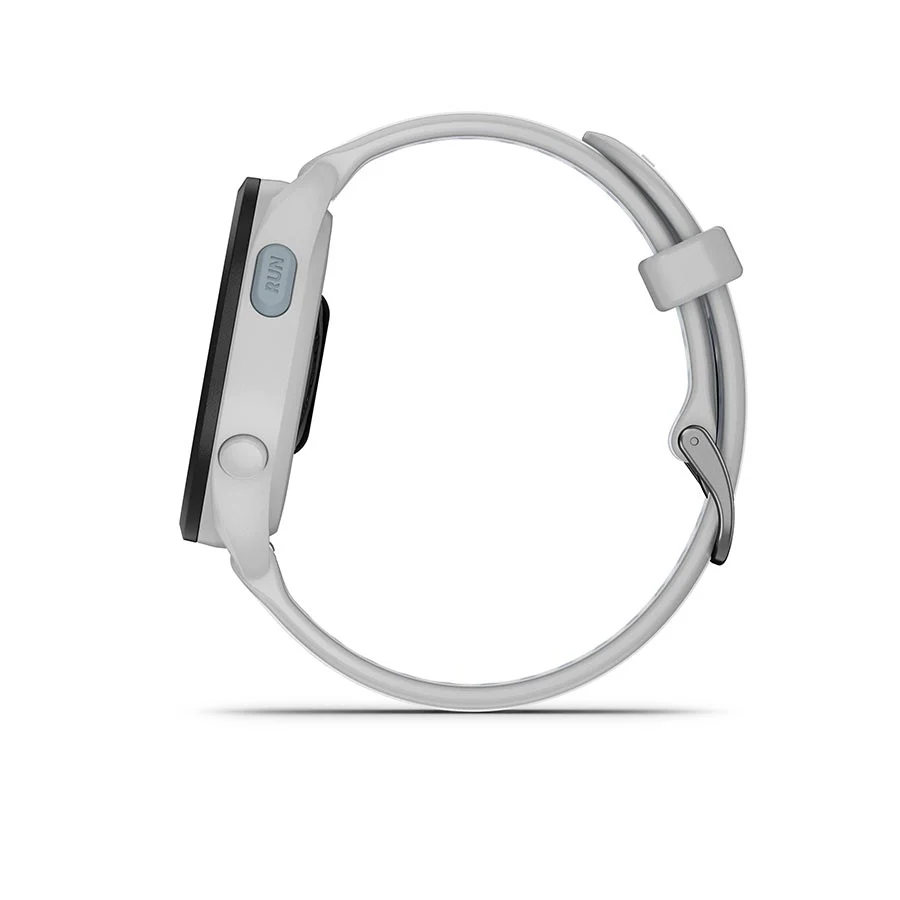 Garmin Forerunner 165 Music Watch Watch Color: Grey Wristband: Whitestone - Silicone