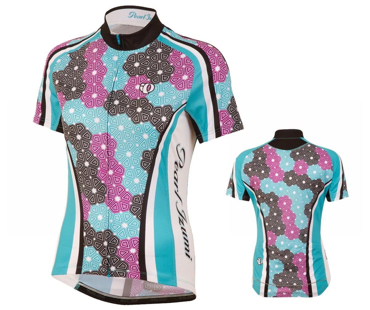 Pearl Izumi Elite LTD Short Sleeve Road Jersey - Womens - Fleur-Scuba