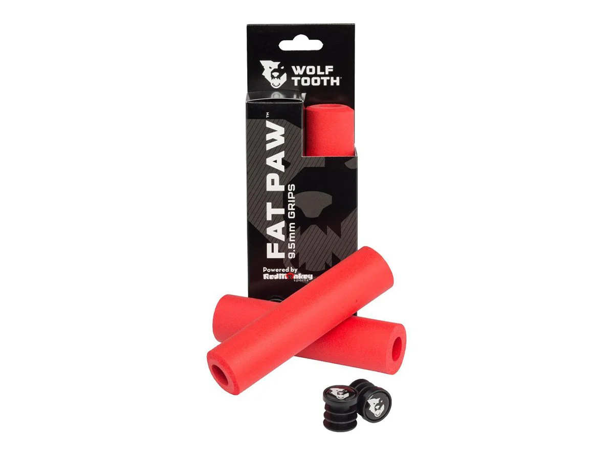 Wolf Tooth Components Fat Paw Grips - Red