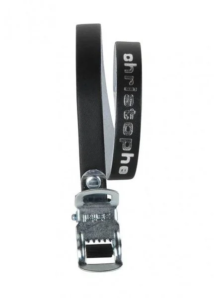 ZefalVintage Leather Toe Straps 370 mm Black